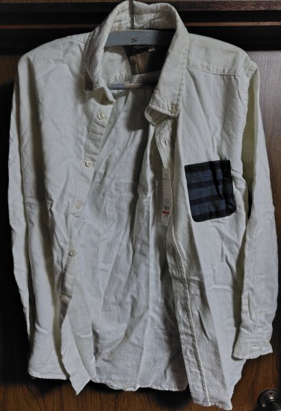 (0-1814) メンズ 切り替えフランネルシャツ Lサイズ(未使用)拍卖