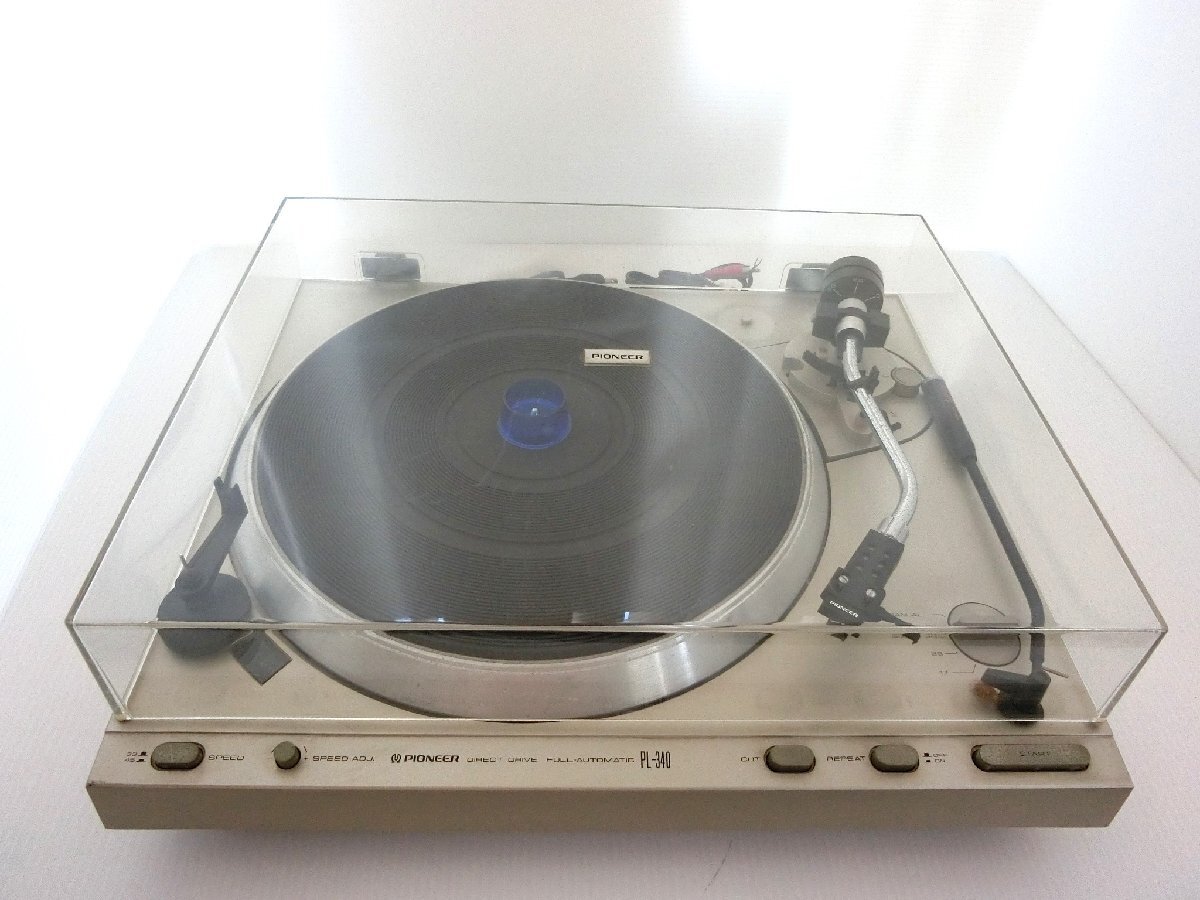 ● PIONEER パイオニア PL-340 ターンテーブル レコードプレイヤー オーディオ機器 ジャンク拍卖