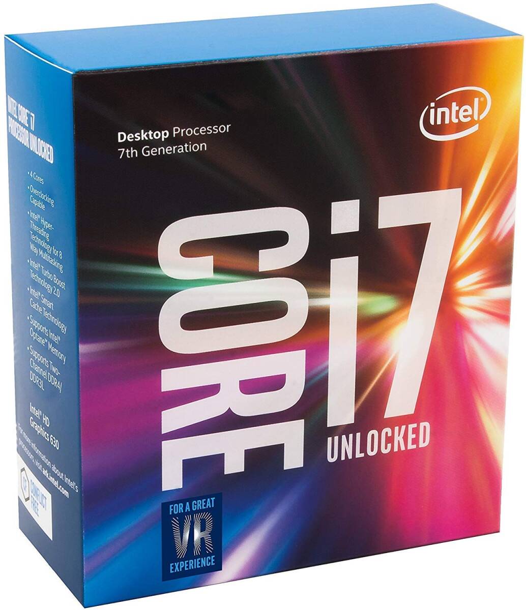 【中古】Intel CPU Core i7-7700K 4.2GHz 8Mキャッシュ 4コア/8スレッド LGA1151 BX80677I77700拍卖
