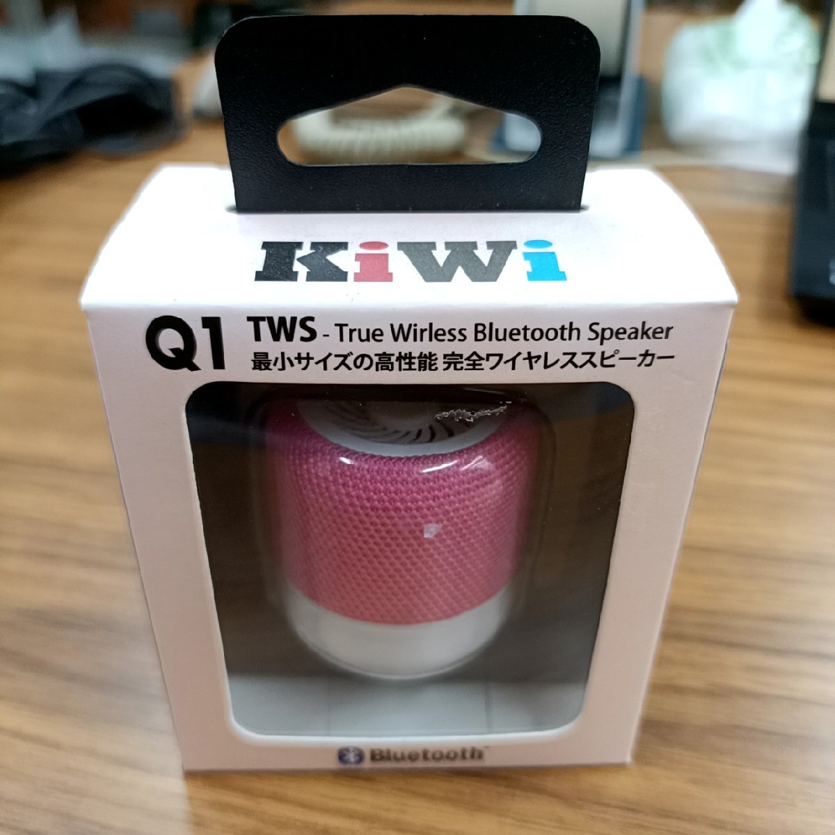 KiWi Q1 Bluetoothスピーカー Rose Pink【未使用品】拍卖