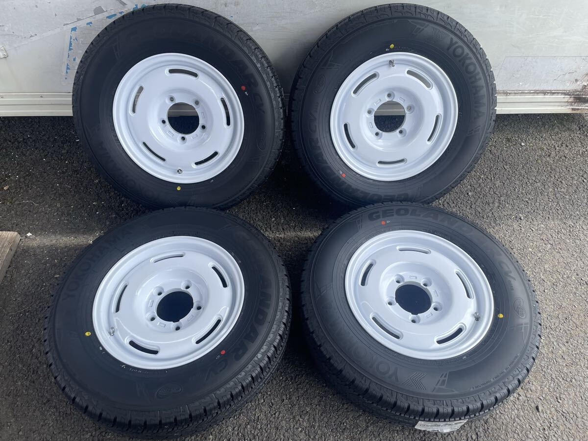 【未使用品】シエラ用 PREMIXPUDIN 1555+5 5-139.7 ジオランダーCV 195/80R15 宅配不可拍卖