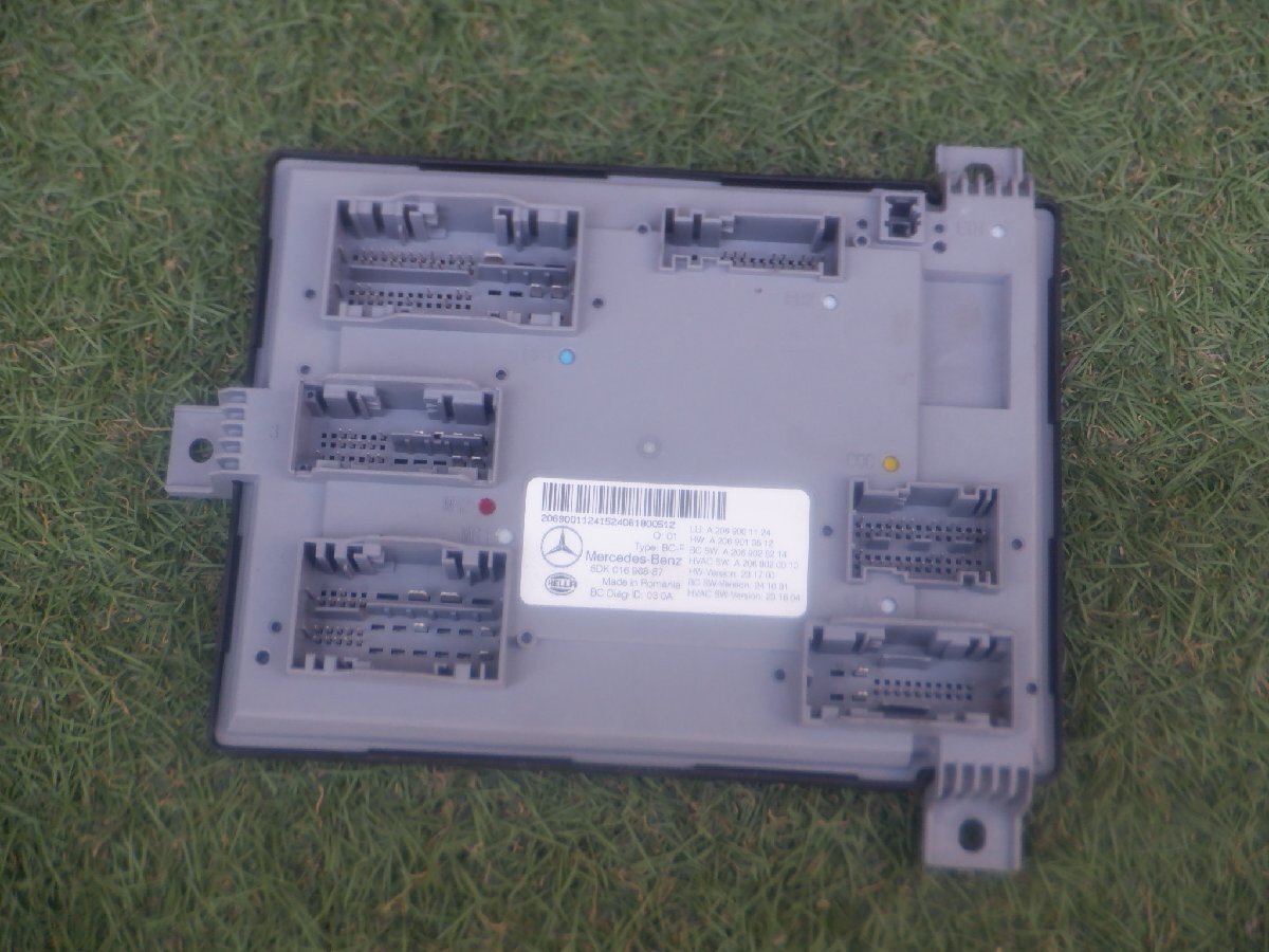 ベンツ純正 W206 Cクラス コントロール モジュール ユニット A2069001124 A2069013512 m-25-8-426拍卖