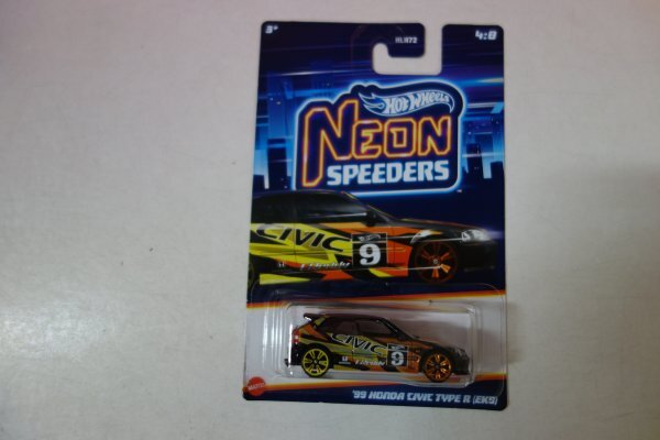 72311■ホットウィール NEON '99 ホンダ シビック タイプ R(EK9) ネオンスピーダーズ HONDA CIVIC TYPE R拍卖