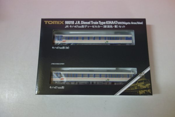 72414■未使用品 トミックス 98018 JR キハ47 500形ディーゼルカー (新潟色・青) 2両セット拍卖