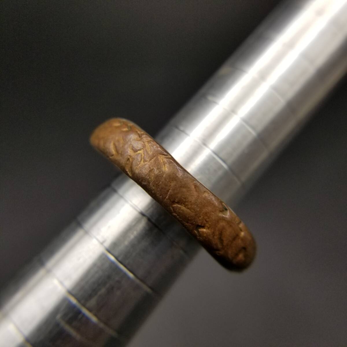 Made in Santa Fe コッパー装飾 925 シルバー 米国 ヴィンテージ リング 銀 指輪 ブルタリスト ハンドメイド ユニークジュエリー Y24-E拍卖