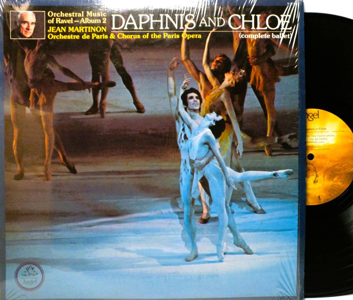 S 37148 ジャン・マルティノン JEAN MARTINON ラヴェル ダフニスとクロエ パリ管弦楽団 LP【8商品以上同梱で送料無料】2508拍卖