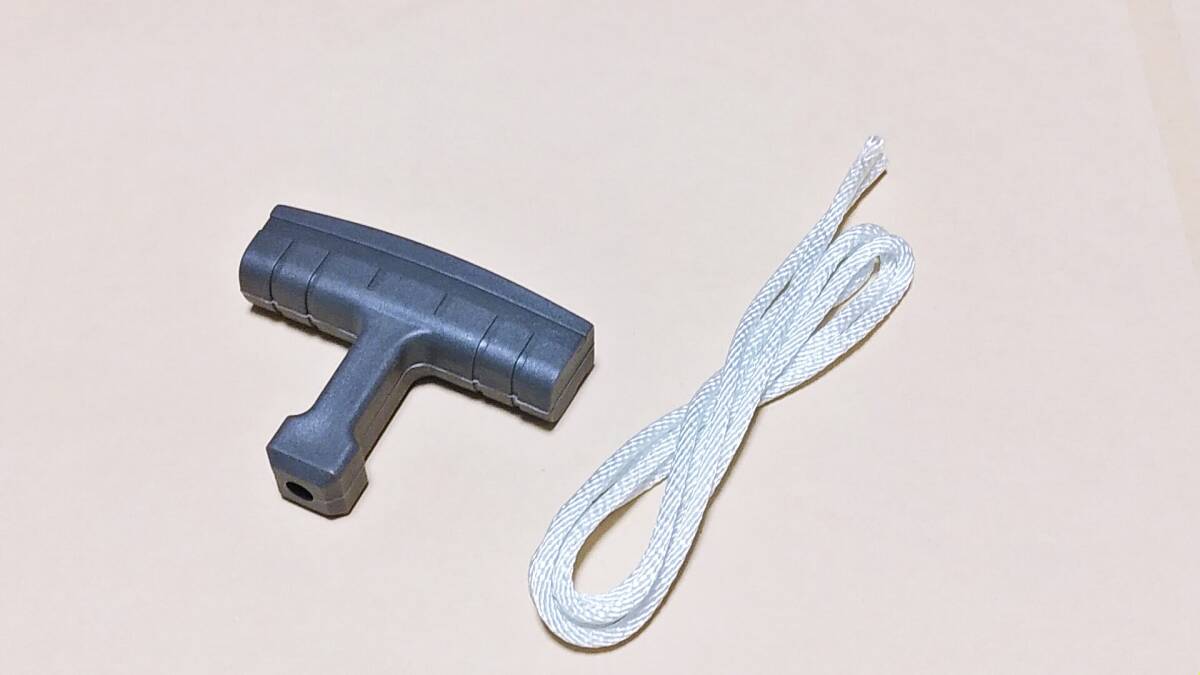 エンジン チェンソー ブロアースターターリコイル ハンドル ロープ 紐グリップ チョーク 部品 パーツ ハスクバーナ コマツ ゼノア 社外拍卖