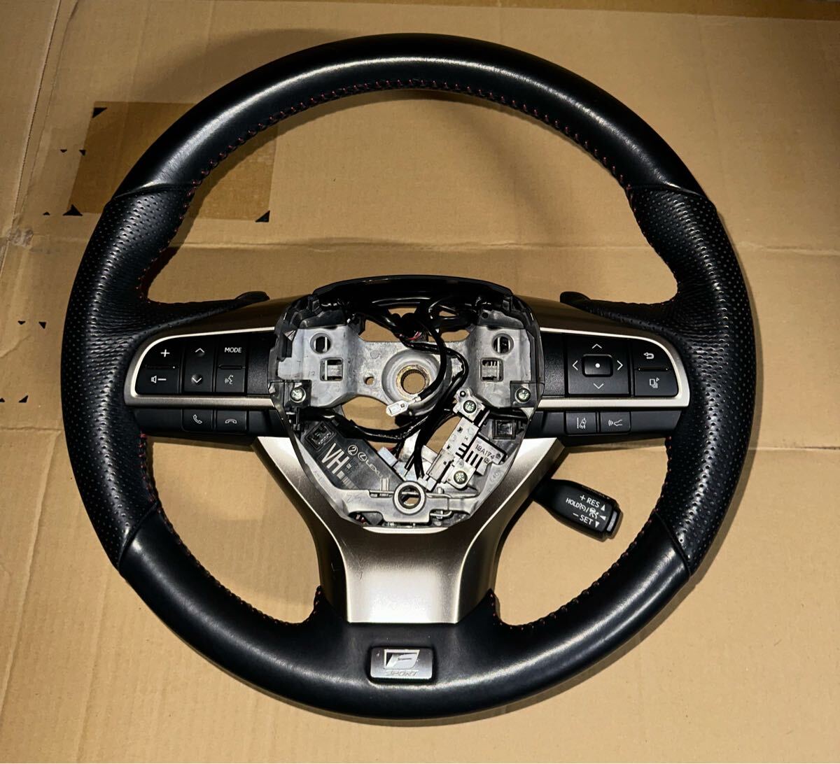 レクサス Fスポーツ RX 450h GYL20W ハイブリッド 後期 ステアリングホイール ハンドル レザー拍卖