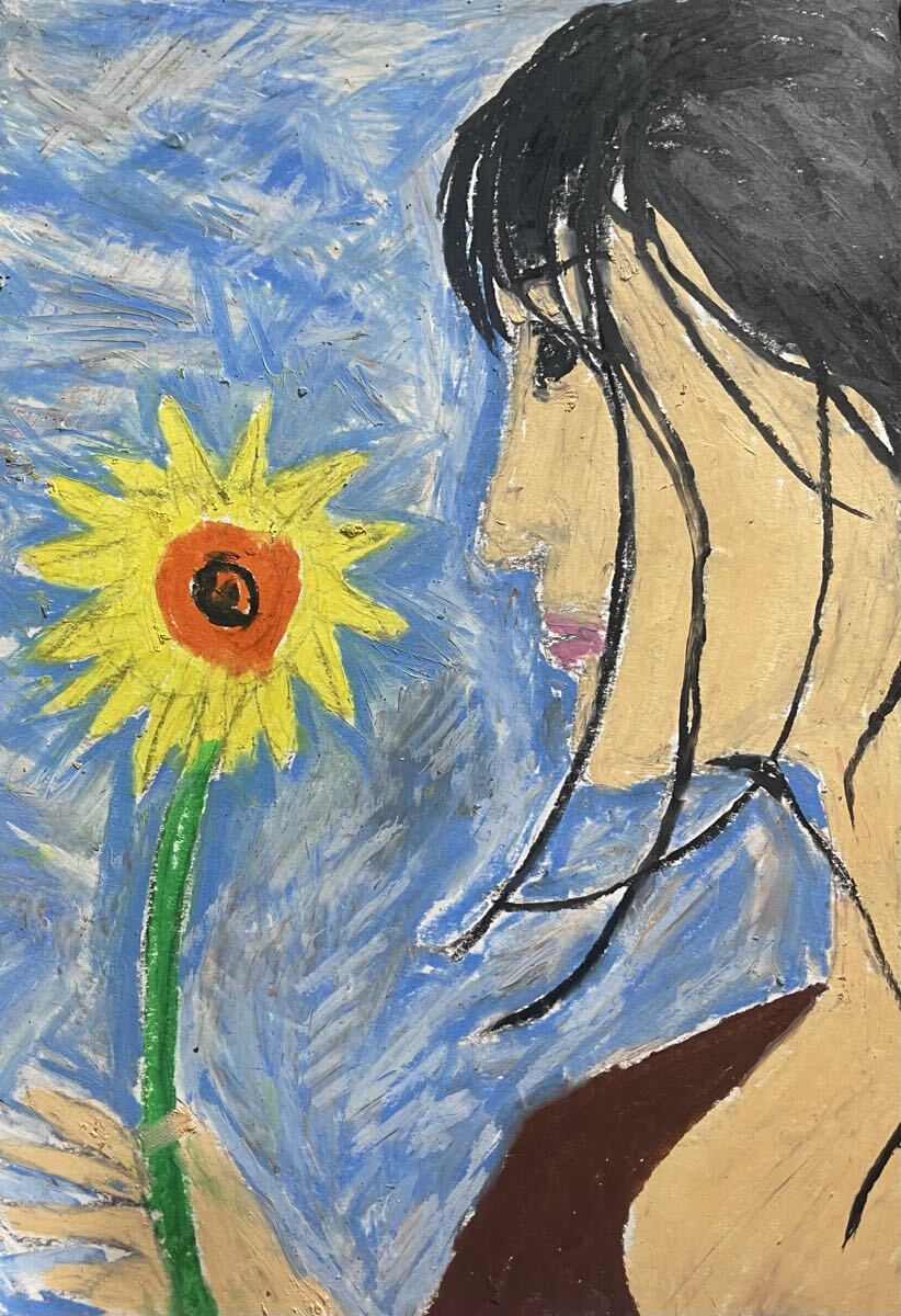 絵描きhiro C「君という花」拍卖