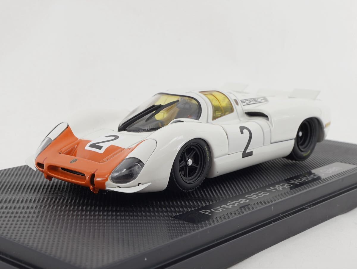 新品 EBBRO 1/43 PORSCHE 908 1968 Watkins Glen No.2 エブロ ポルシェ ワトキンス グレン オレンジ《ミニカー まとめ》拍卖