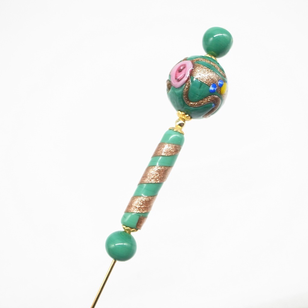 ヴェネチアンガラス ブローチ ピン ピンブローチ ムラーノ ムラノ拍卖