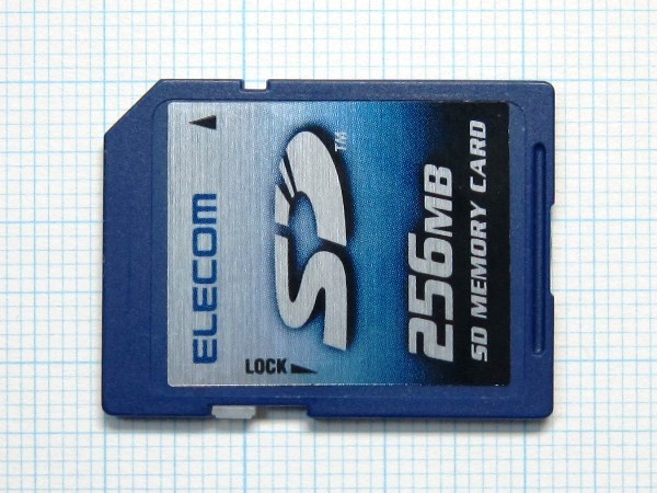 ★ELECOM SDメモリーカード 256MB 中古★送料85円・185円拍卖