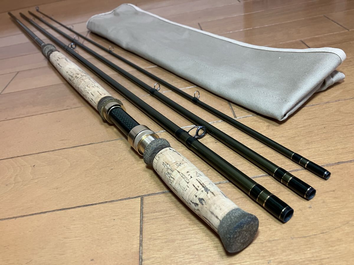 ★即決!稀少 マエストロ シュミット スーパーマルチ 6/7 11’4 4ピース美品! 袋付き ダブルハンドル MAESTRO SCHMITT SUPER MULTI ★拍卖