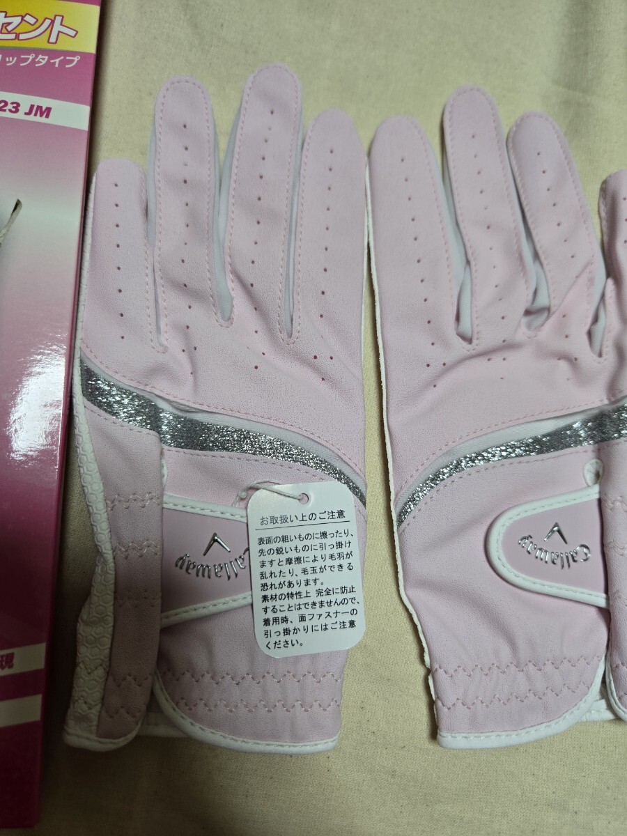 21cm キャロウェイ レディース ゴルフグローブ 両手用 callaway拍卖
