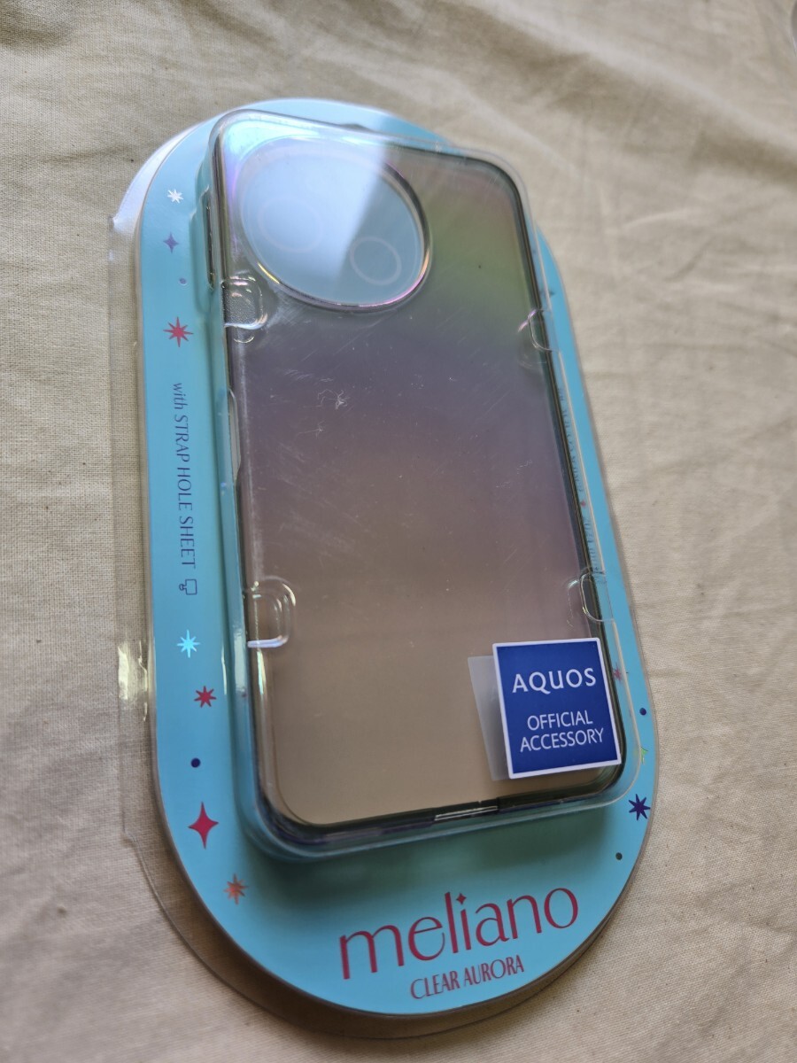 AQUOSsense9 オーロラ スマホケース カバー ブラック 834拍卖