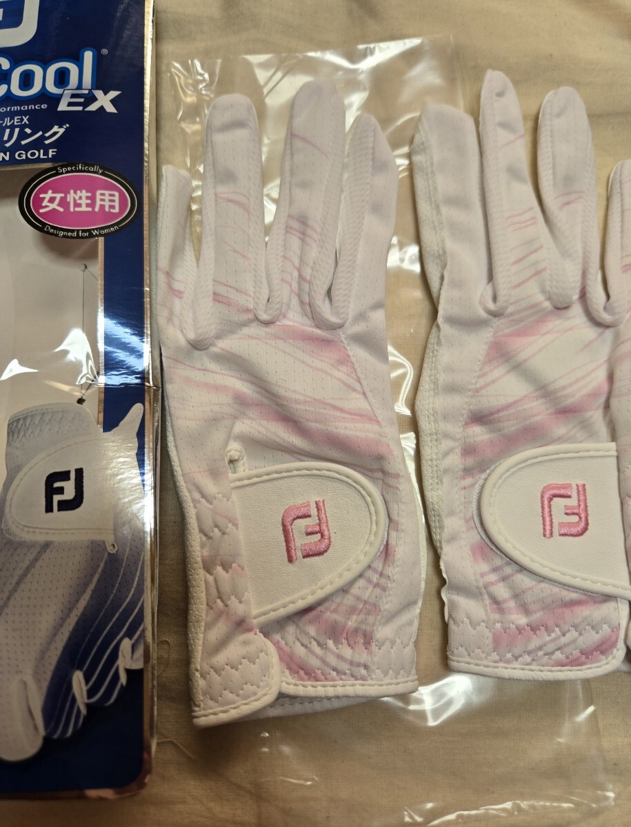 21cm ゴルフ フットジョイ StaCool EX 両手 グローブ 新品拍卖