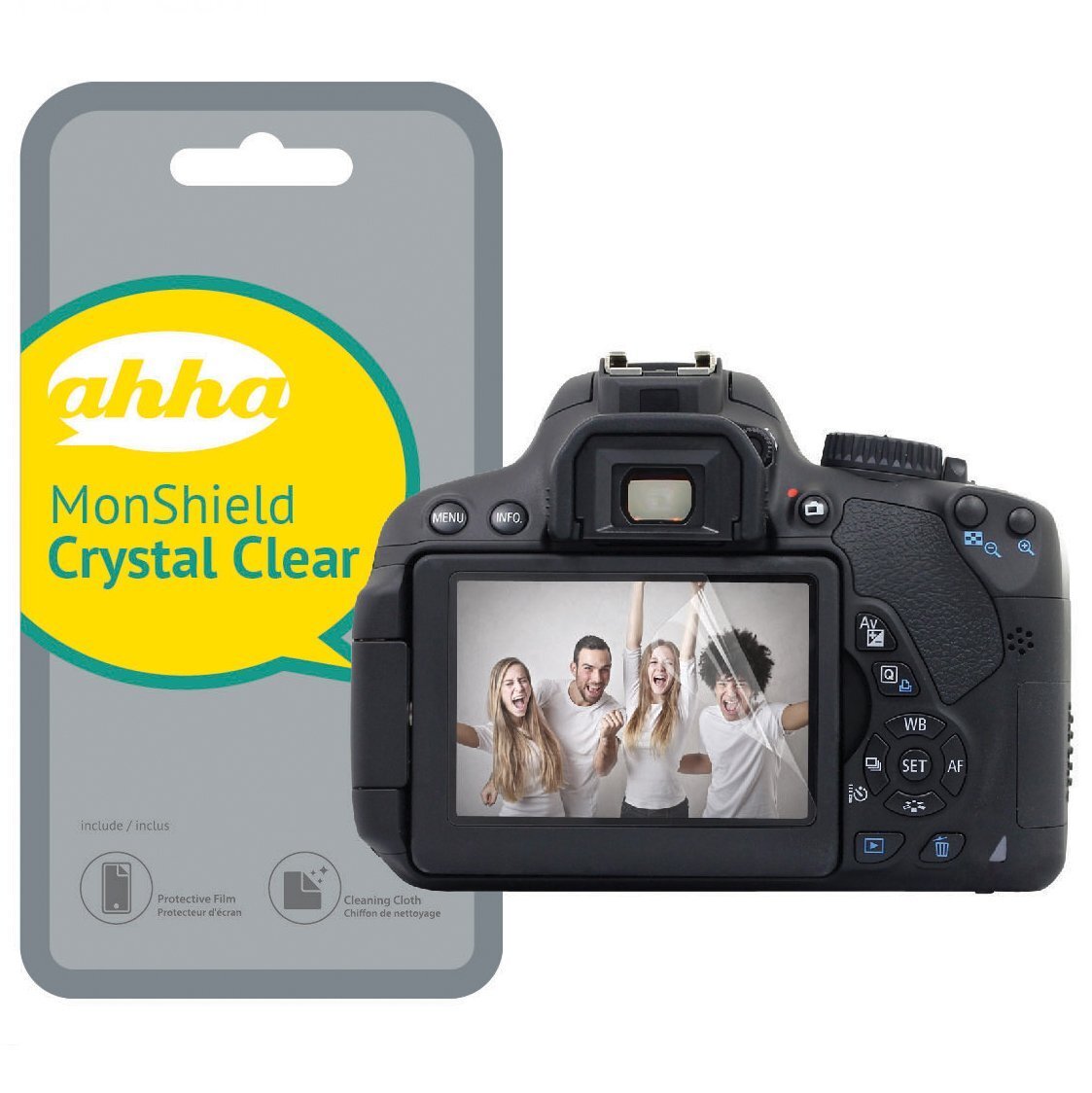 即決・送料込)【透明度の高い液晶保護フィルム】ahha CANON EOS Kiss X6i MonShield Crystal Clear 液晶保護フィルム モンシールド拍卖