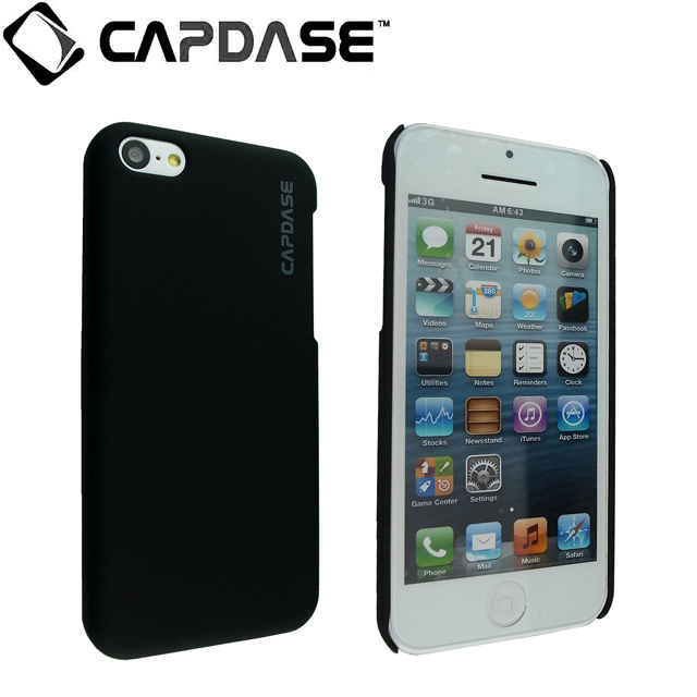 即決・送料込)【滑りにくいハードケース】CAPDASE iPhone 5c Karapace Protective Case Touch Black拍卖