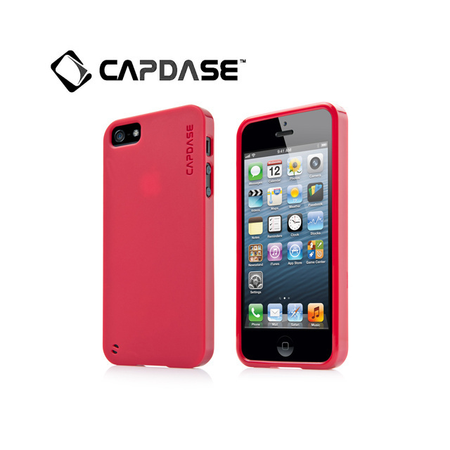 即決・送料込)【ソフトケース】CAPDASE iPhone SE(第一世代,2016)/5s/5 用 Soft Jacket 2 XPOSE Solid Red拍卖