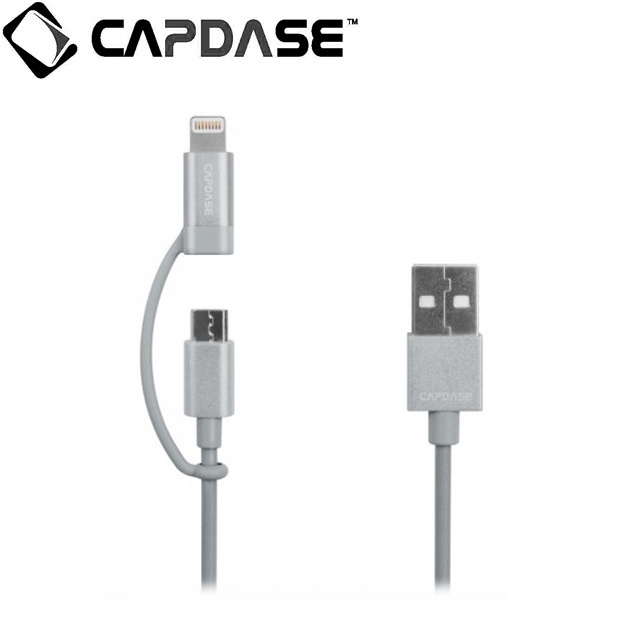 即決・送料込)【Apple 認定品】 APDASE 通信&充電用 Lightning アダプター付き microUSB Cable 1.2m Silver拍卖