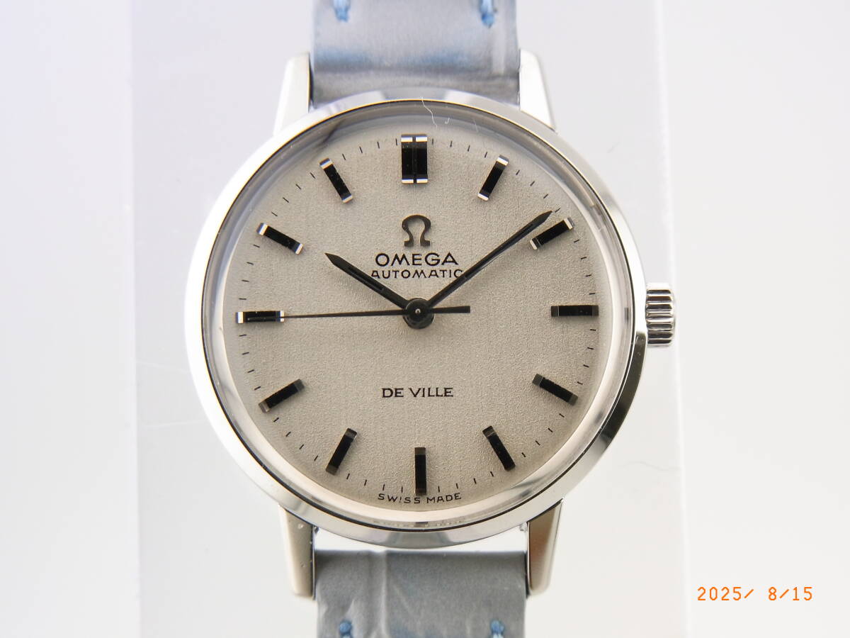 OH/ポリッシュ済)美品 Omega De.Ville オメガ デ・ビル 自動巻 レディース 561.008 Cal671 新品ベルト拍卖