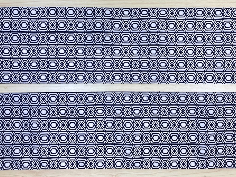 【六尺褌】YLF290-08 浴衣地 紺 W16.5㎝ x L290cm 薄い保管染み有拍卖