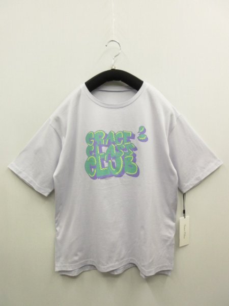 25年 グレースクラス★定価¥16500(税込) ★未使用★洗える♪ グラフィティプリント Tシャツ カットソー サイズ36◆GRACE拍卖