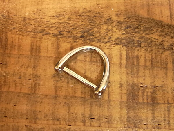 山なり Dカン 15mm ニッケル色 銀色 バッグ 手作り ハンドメイド カスタム 修理 kd-38拍卖