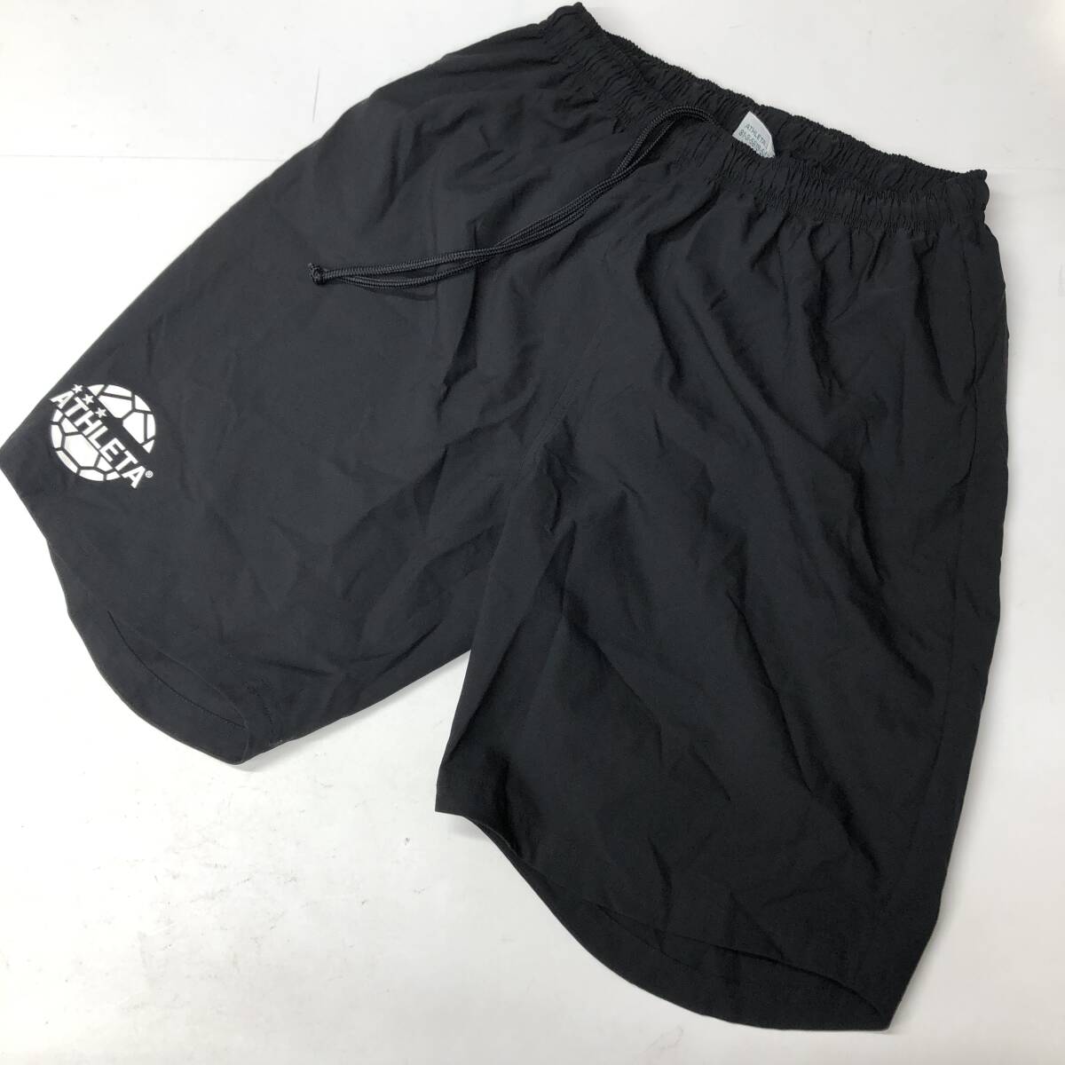 アスレタ ATHLETA プラクティスハーフパンツ ブラック Lサイズ拍卖