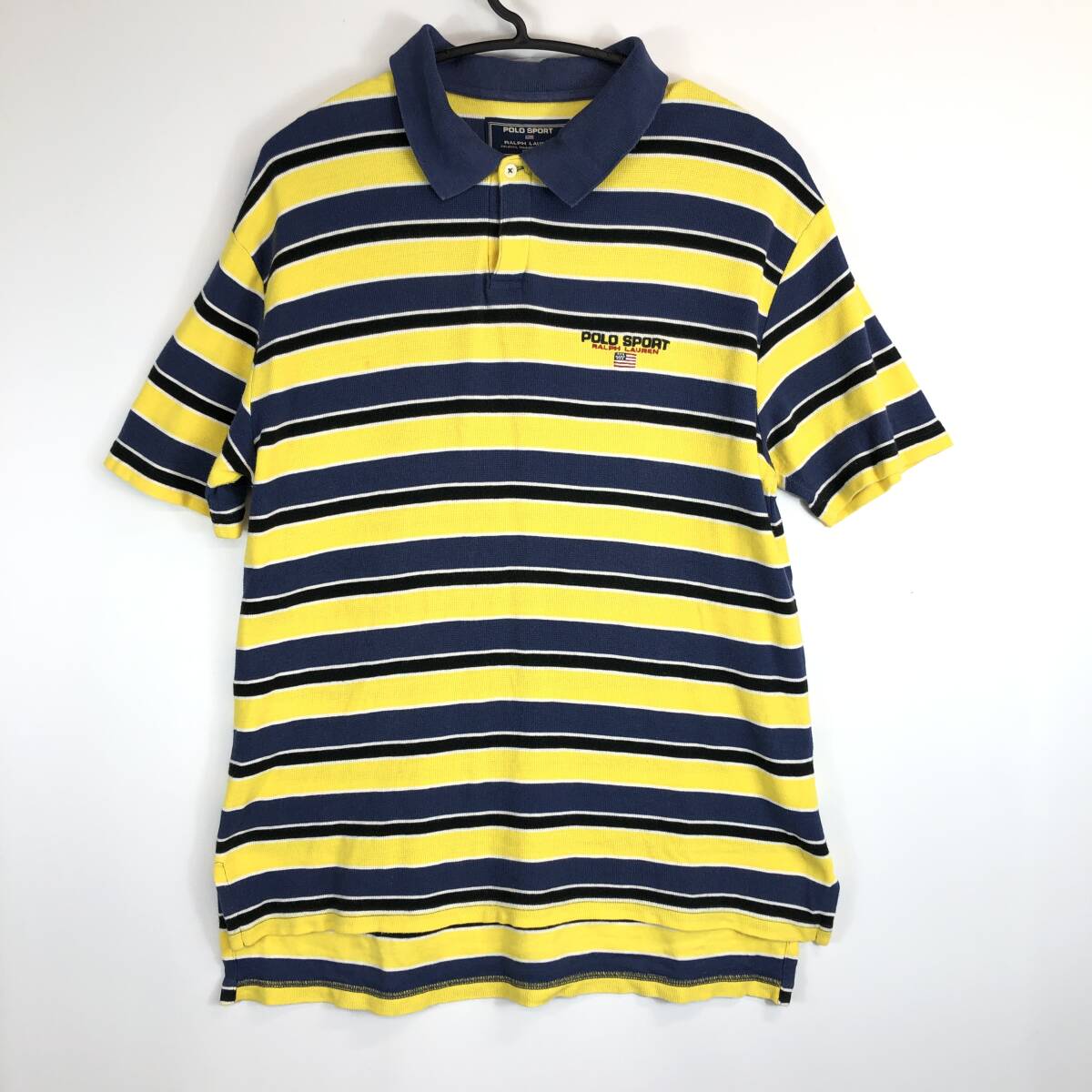 POLO SPORT ポロスポーツ ラルフローレン ボーダーポロシャツ KK-RS-IM-4363 Lサイズ拍卖