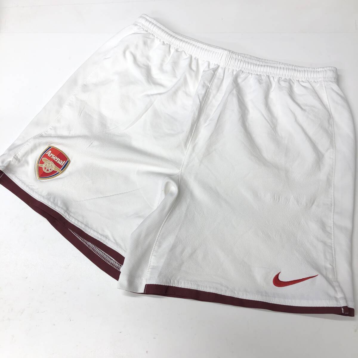 ナイキ NIKE アーセナル ゲームパンツ インナー付き ボーイズXLサイズ 158-170cm ホワイト 287550拍卖