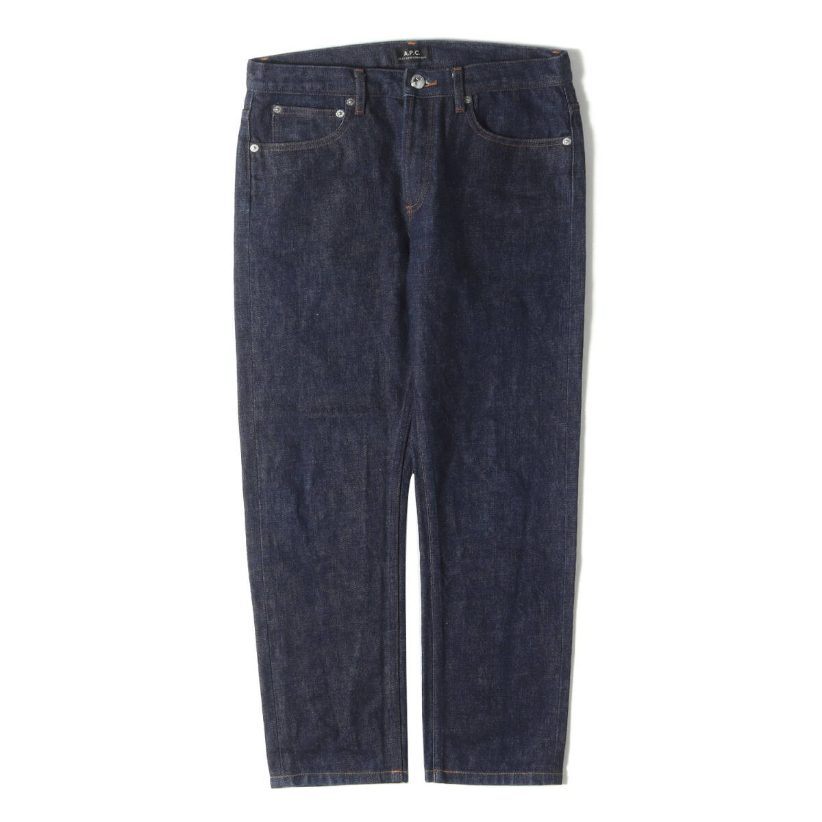 A.P.C. アーペーセー パンツ インディゴ サイズ:30 | リジッド ストレート デニムパンツ (PETIT NEW STANDARD) | ボタンフライ拍卖