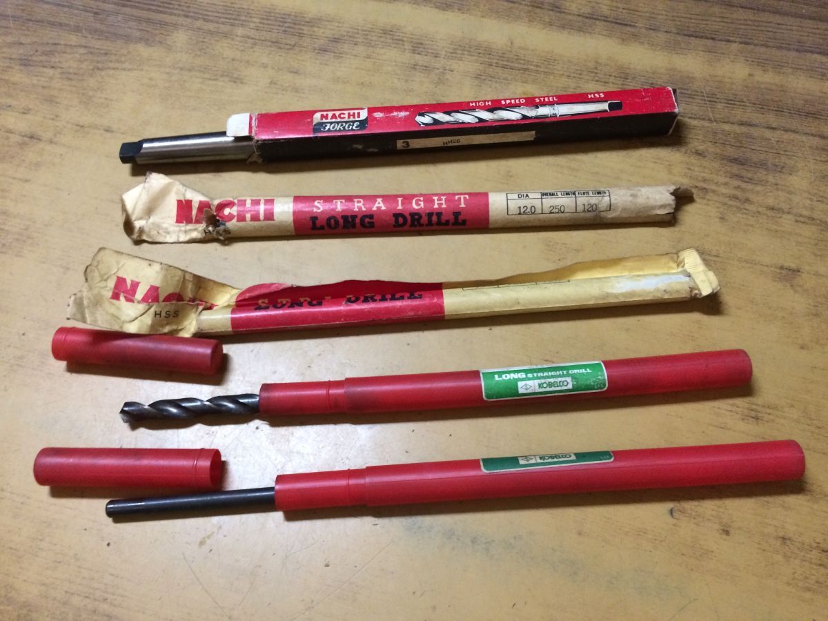 HH202 NACHI/KOBELCO他 ★ドリル 5本まとめてお得セット ドリル経約15.0/13.0/12.0/10.0/8.0 テーパーシャンクドリル等 /60拍卖