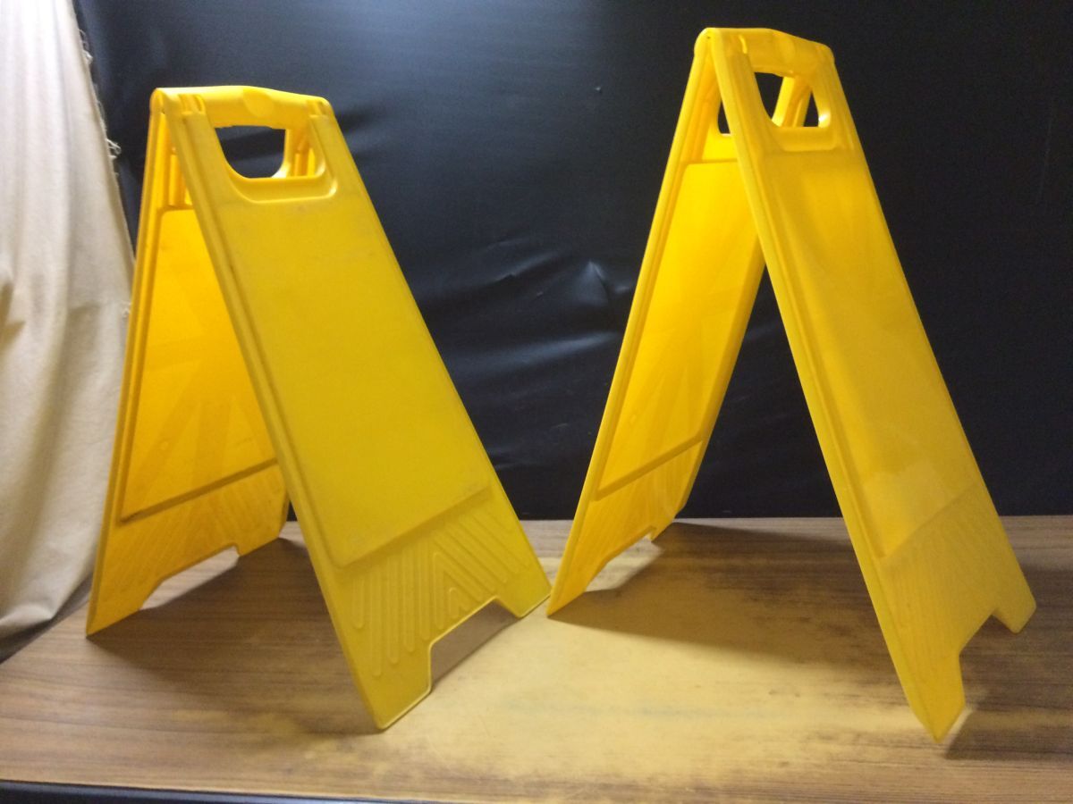 HH2052 A型看板2点まとめて 店舗用看板 屋外 案内 スタンド看板 パネルスタンド サインフロアスタンド /140拍卖