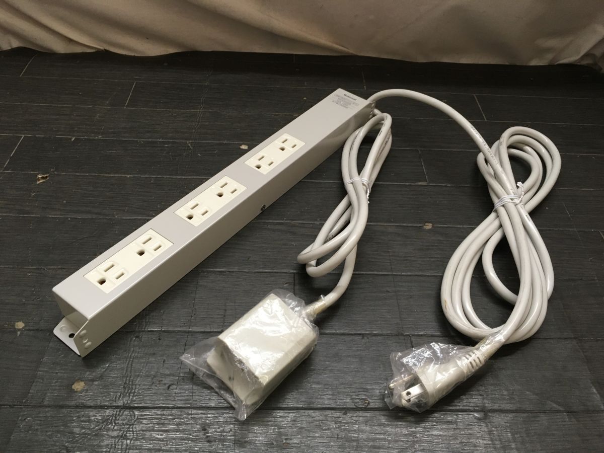 HH294 National/ナショナル OA電源ラインタップ WCH45229 接地形 6個口 15A 125V 3mコード付 リモートスイッチ付 新品未使用/100拍卖