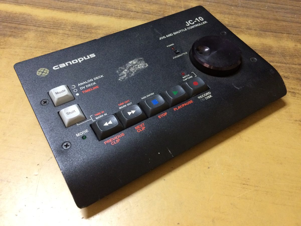 HH328 canopus ジョグ&シャトルコントローラ「JC-10」 編集 効率/80拍卖