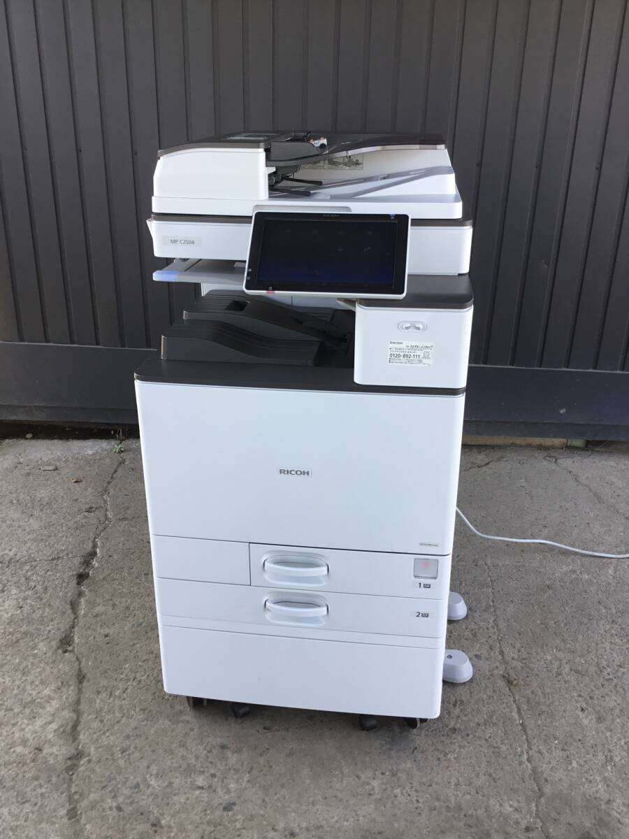 △ q ② 岐阜発/ RICOH/ リコー/ MP C2504 SPF/ カラー複合機/ 業務用/ コピー/ ファックス/ スキャナー/ 現状品/ R7.8/20 △拍卖
