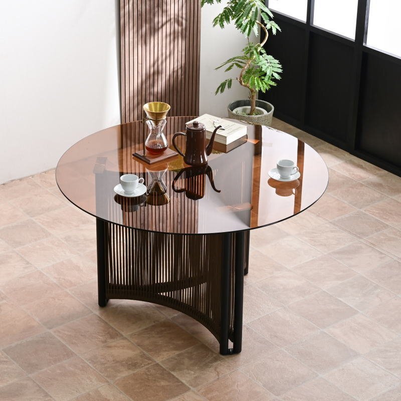 新品 ダイニングテーブル カフェ風 リゾートテイスト ダイニングテーブル ガラステーブル ガラス天板 3人用 モダン 食卓outlet:ST11-47H01拍卖