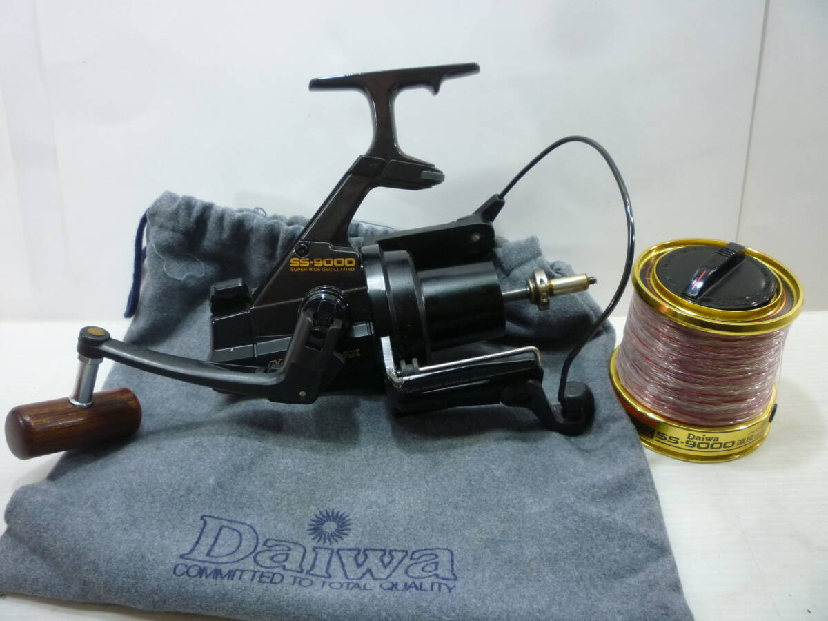 美品 ダイワ トーナメント ミリオンマックス SS-9000 遠投 Daiwa TOURNAMENT MILLIONMAX /釣り スピニングリール オールド拍卖