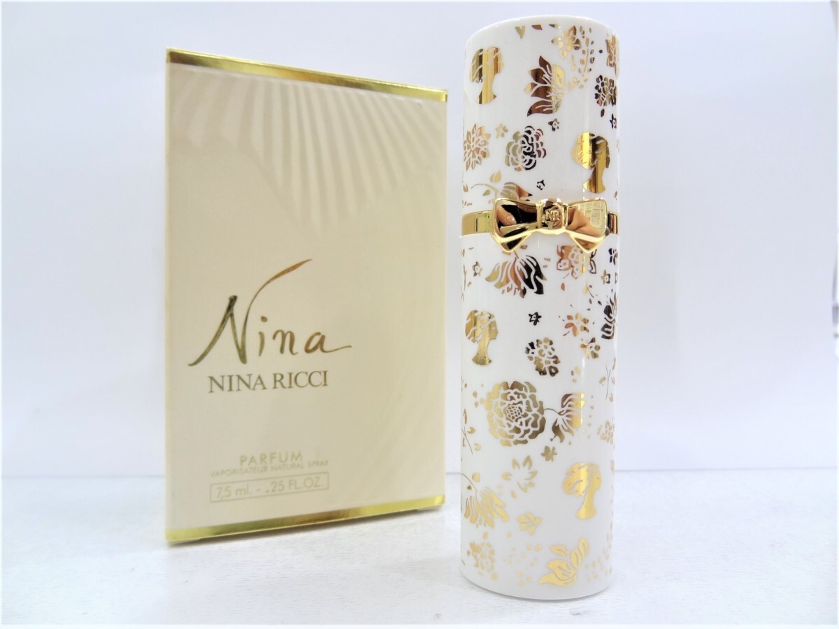 ニナリッチ ニナ 香水 パフューム 7.5ml. -.25 FL.OZ 総重量約38g NINA RICCI Nina PARFUM ☆P拍卖