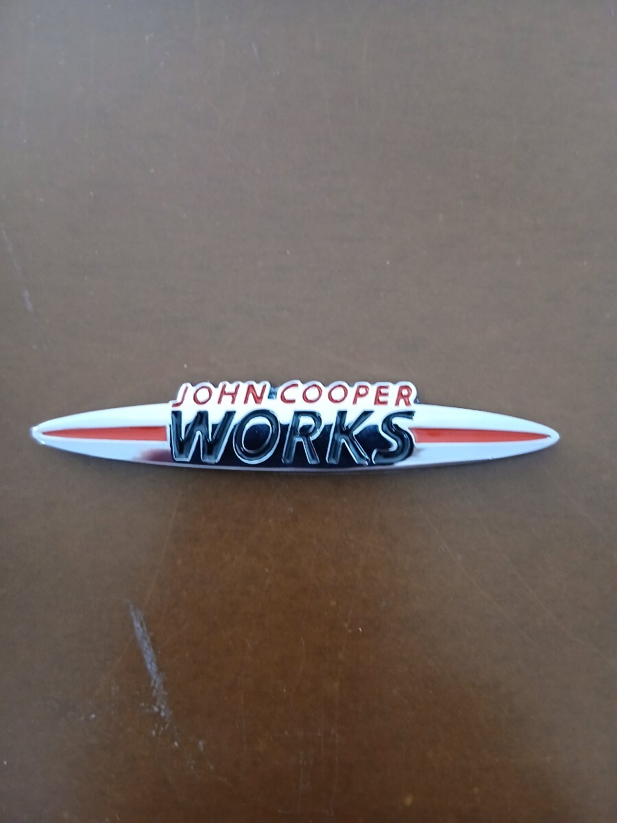 新品、JOHN.COOPER WORKS 3D エンブレムプレート 拍卖