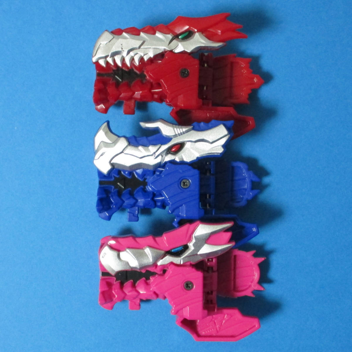 DX レッドリュウソウル + DX ブルーリュウソウル + DX ピンクリュウソウル / 騎士竜戦隊リュウソウジャー 特撮/ リュウソウル拍卖