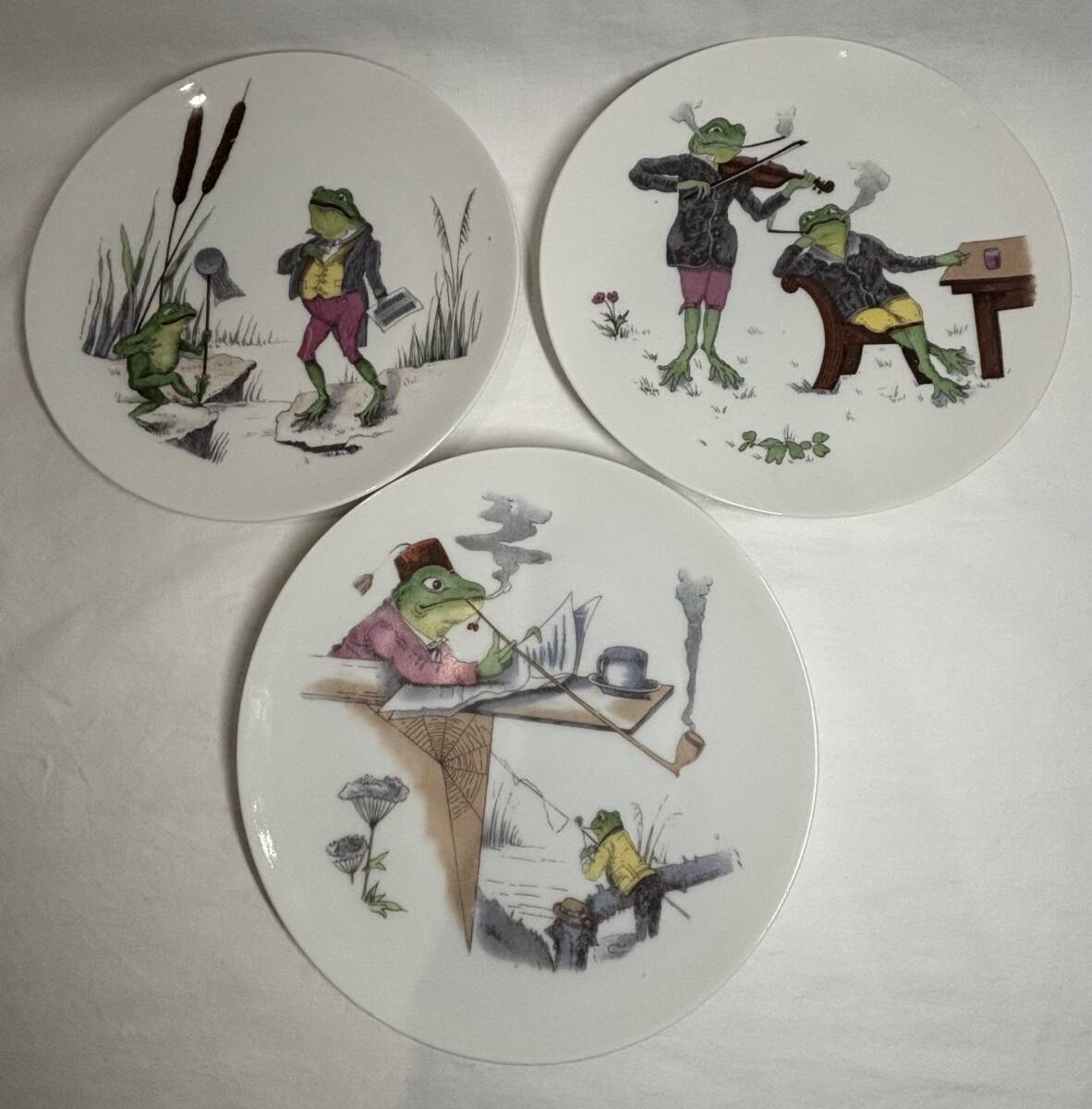 Antique Frog Plate アンティーク フロッグ プレート カエル コレクション拍卖