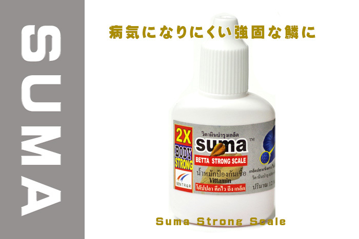 Suma(スーマ)12ml ベタ専用コンディショナー 1本 SUMA Betta Strong Scale (White Cap) ベタストロングスケール ベタ クラウンテール 拍卖