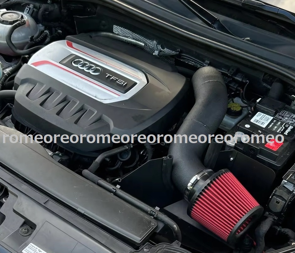限定 特価 アウディ TT TTS FV型 断熱版付き 1.8/2.0TFSI エアクリーナー エアインテーク アルミ パイピング キット 2015~2023 レッド拍卖
