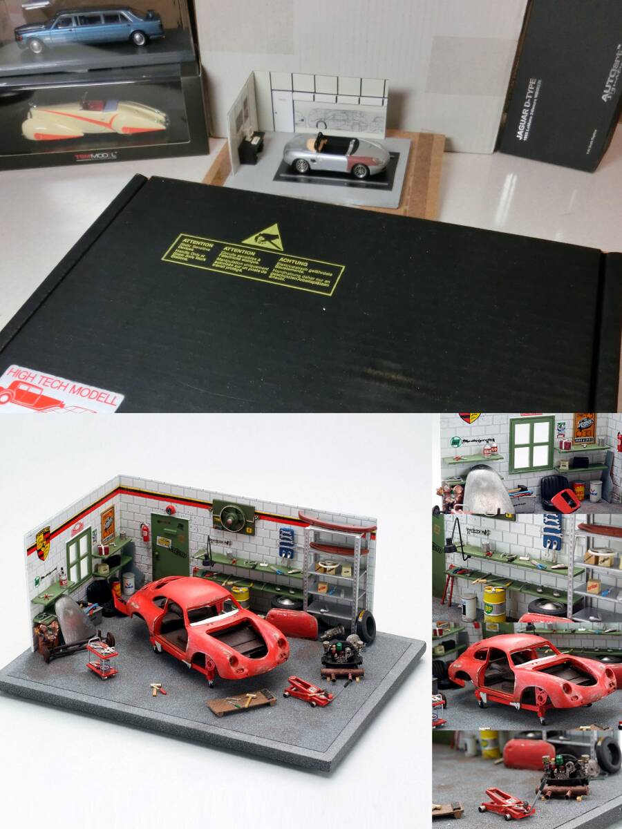 ★★ ハイテックモデル ドイツ製 精密!! ポルシェ ガレージ ジオラマキット ★★拍卖