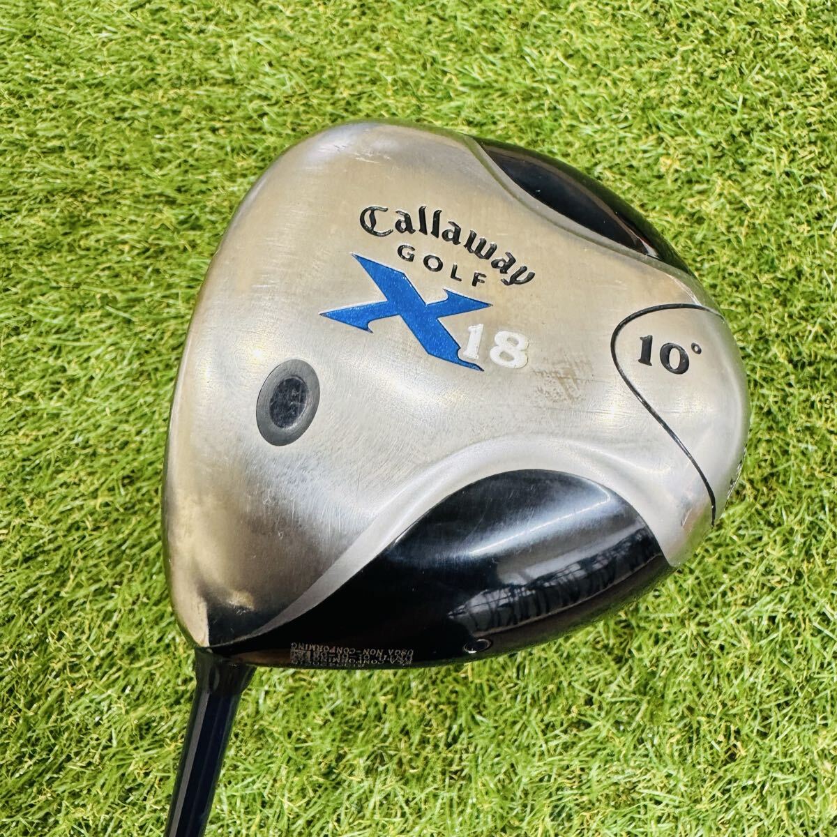 【左利き】Callaway キャロウェイ X-18 ドライバー 10° オリジナルカーボン (R)男性用 レフティ拍卖