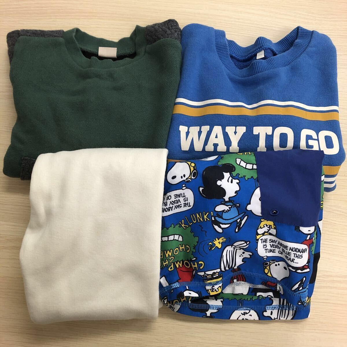 キッズ 男の子 100/110サイズ 水着/トレーナー/ズボン4点セット 【Y-334】拍卖