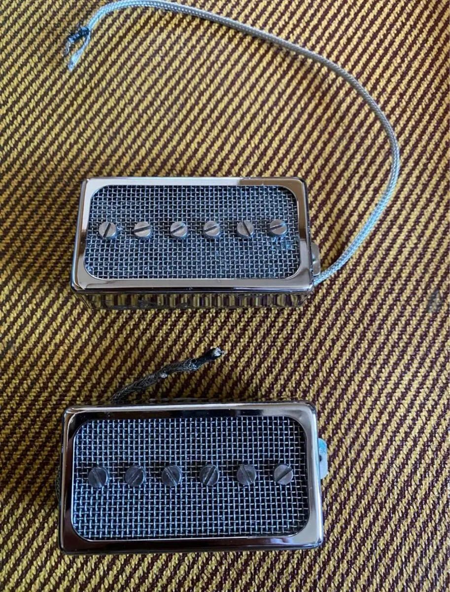 Q pickups ハムサイズP-90 ゴールドフォイル風拍卖