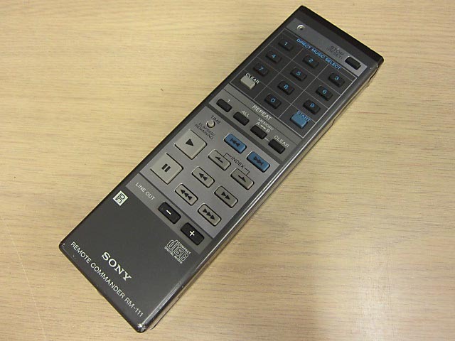SONY ソニー オーディオ リモコン rm-111 純正拍卖